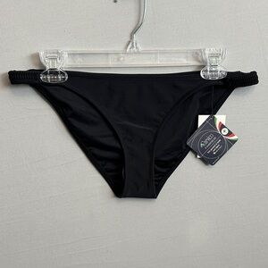 Volcom Solid Black Full Bottom Bikini